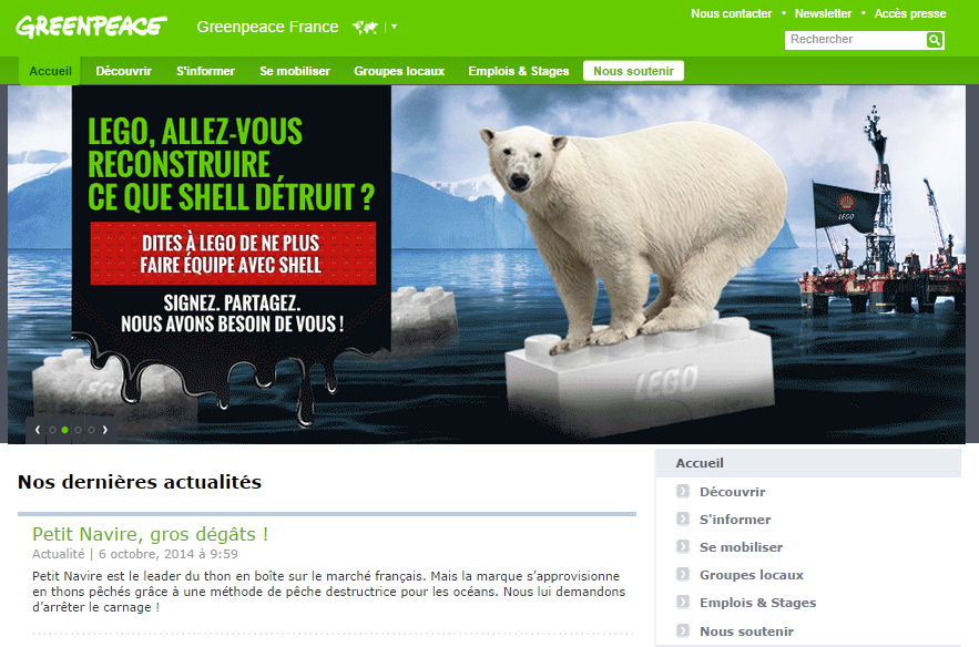 Greenpeace bonne pratique digitale